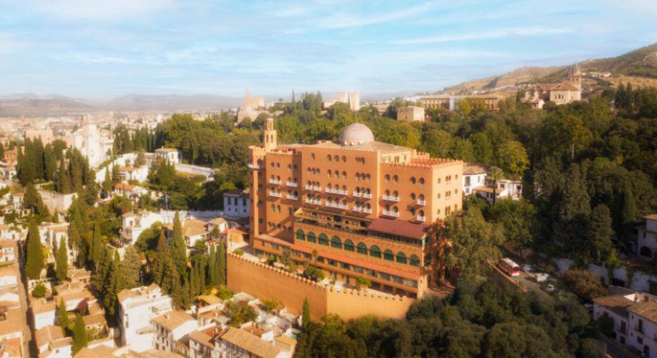 Alhambra Palace vista panorámica