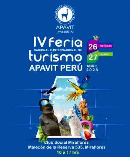 Apavit 2023 la IV Feria del Turismo en Perú
