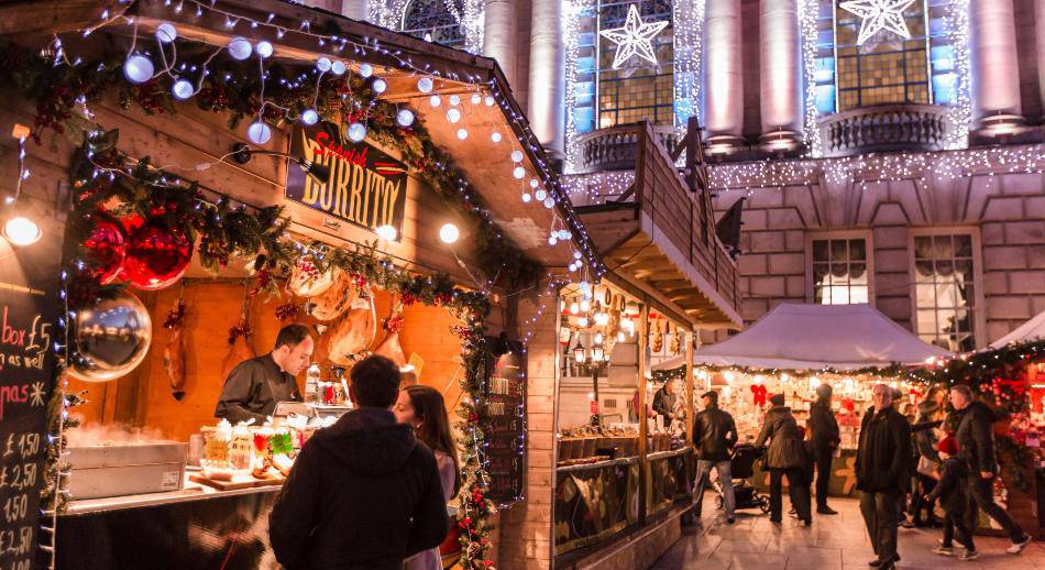 Mercado navideño de Belfast Irlanda 3