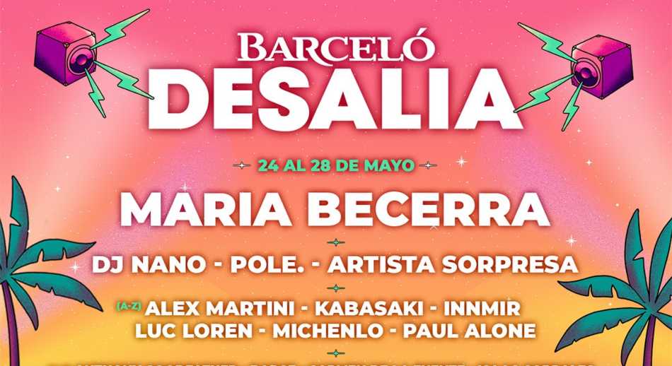 Cartel Barceló Desalia 2023