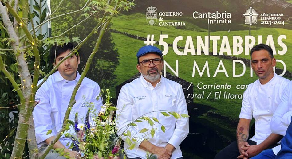 Los chefs de "Cinco Cantabrias en Madrid"