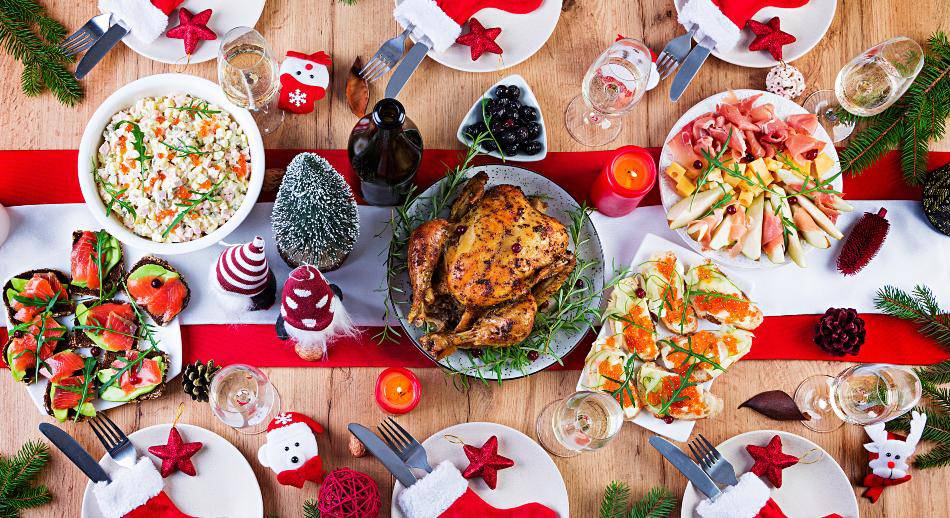 Comida saludable también en las fiestas de Navidad