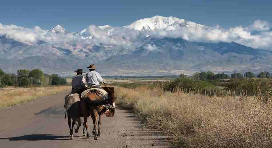 Cordillera de los Andes nevados Argentina