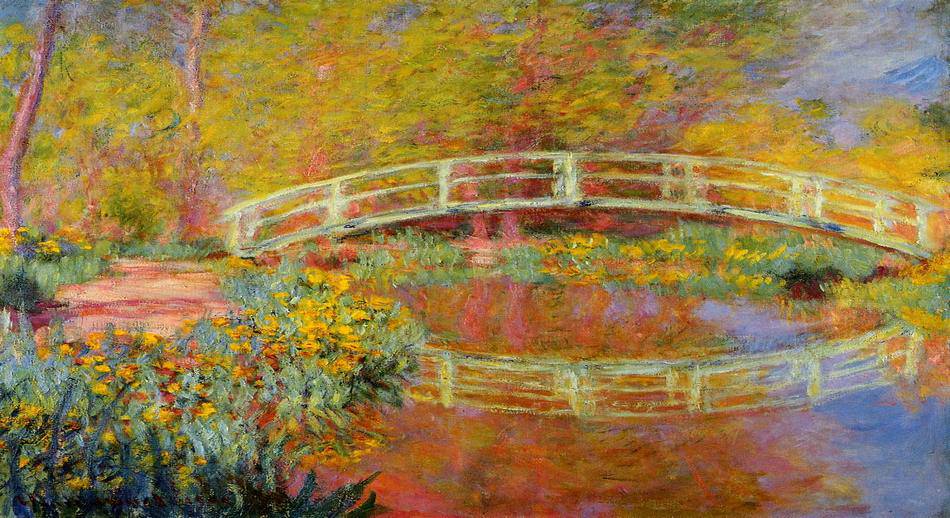 Cuadro del PUENTE JAPONÉS de Monet