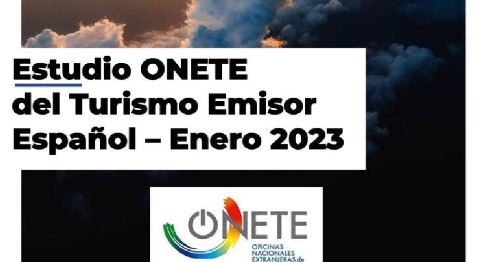 Estudio ONETE del Turismo Emisor Español enero 2023