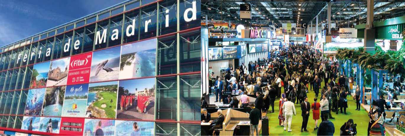 Fitur, Feria Internacional de Turismo en Madrid /Exterior/Interior