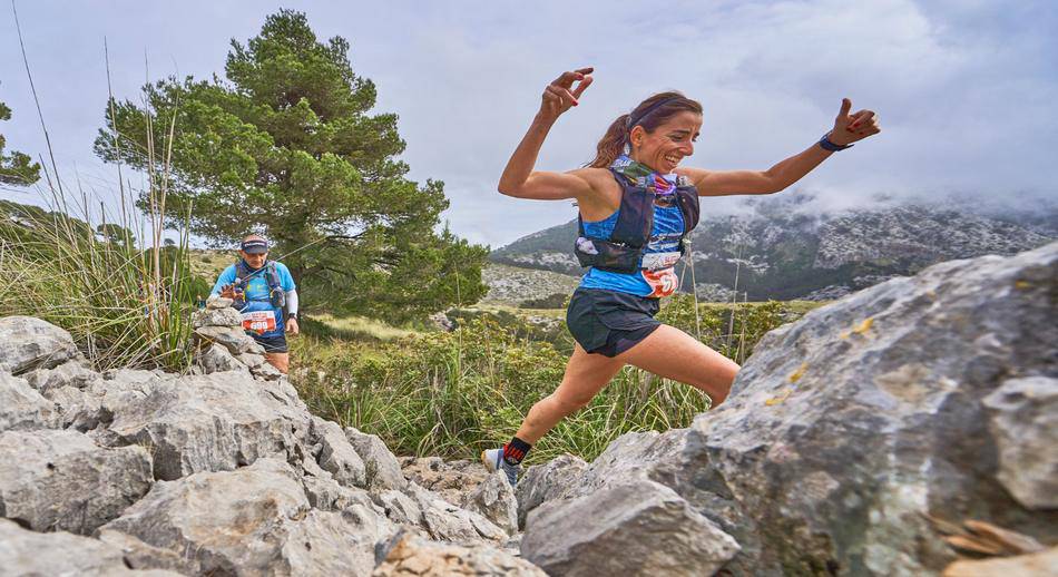 Galatzó Trail corredora primer plano