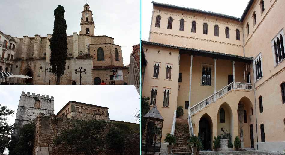Gandía Colegiata Monasterio Palacio collage