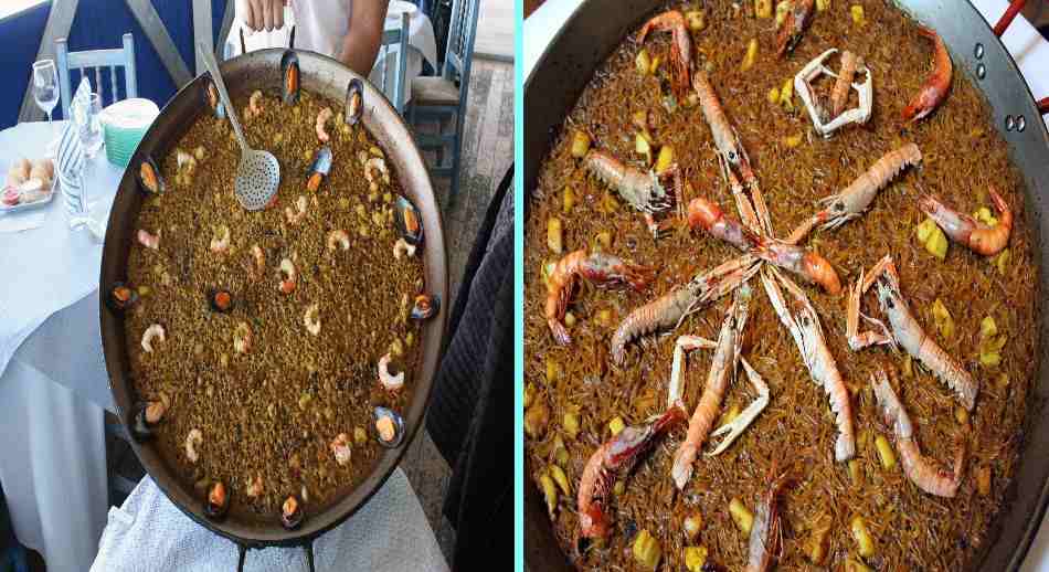 Gastronomía de Gandía arroz y fideua