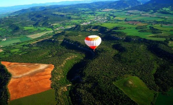 Las Merindades Burgos Castilla y León paseo en globo