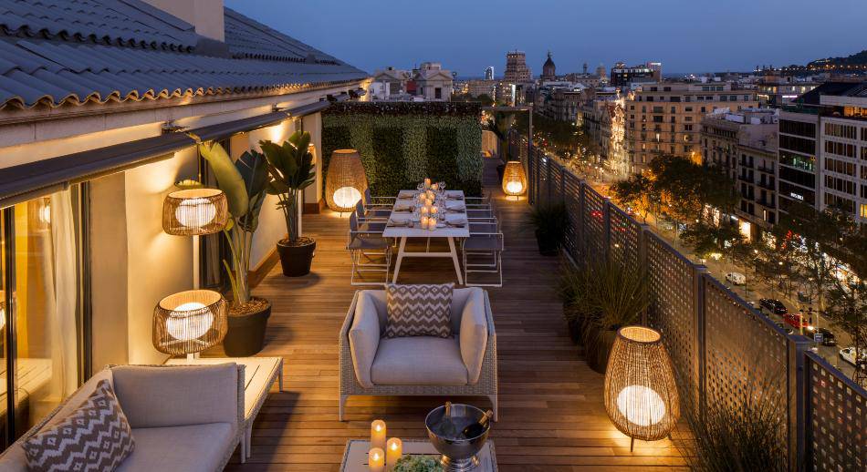 Majestic Royal Penthouse terraza Paseo de Gracia