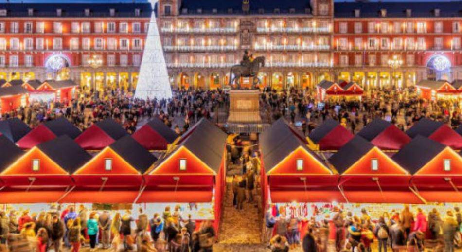 Mercadillos de navidad plaza Mayor de Madrid