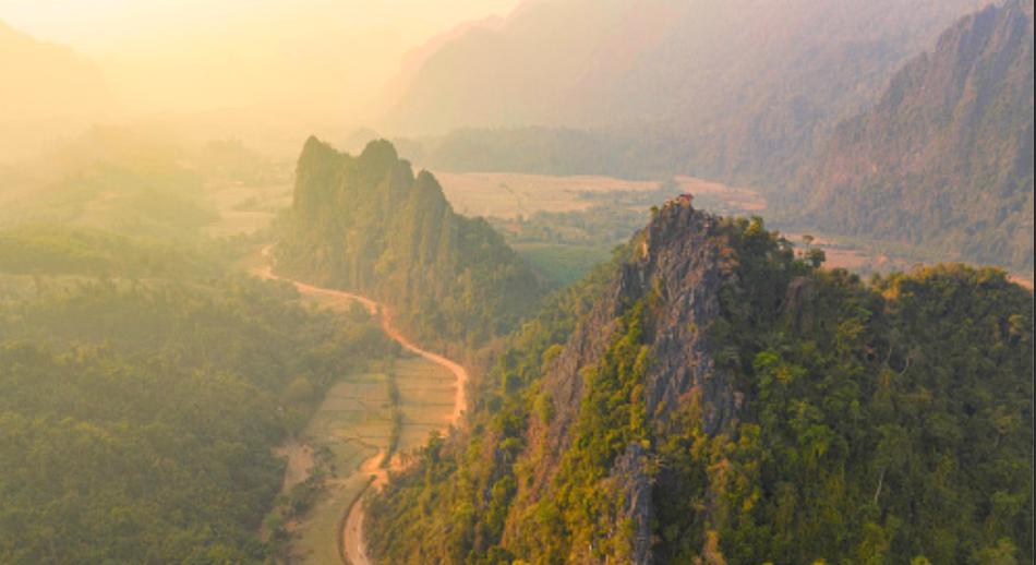 Mirador de Nam Xay en Vang Vieng Laos