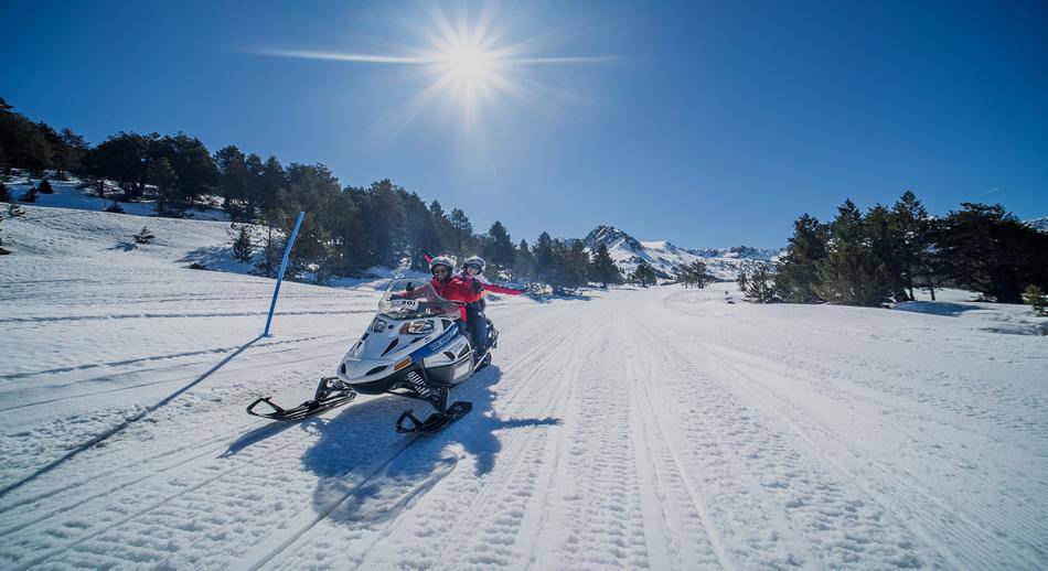 Moto de nieve en Andorra