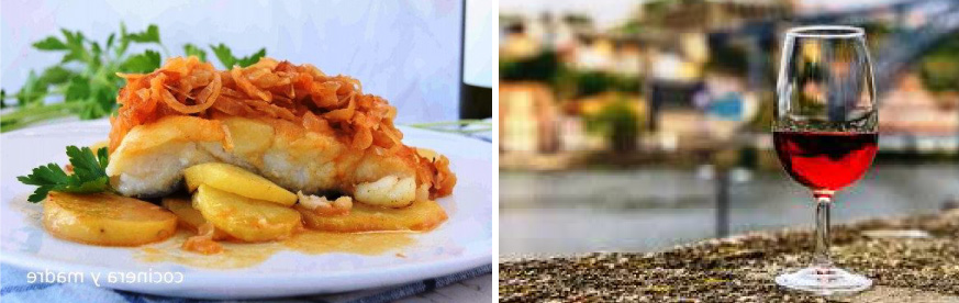 Oporto, siempre bacalao, vino dulce oporto y turismo.