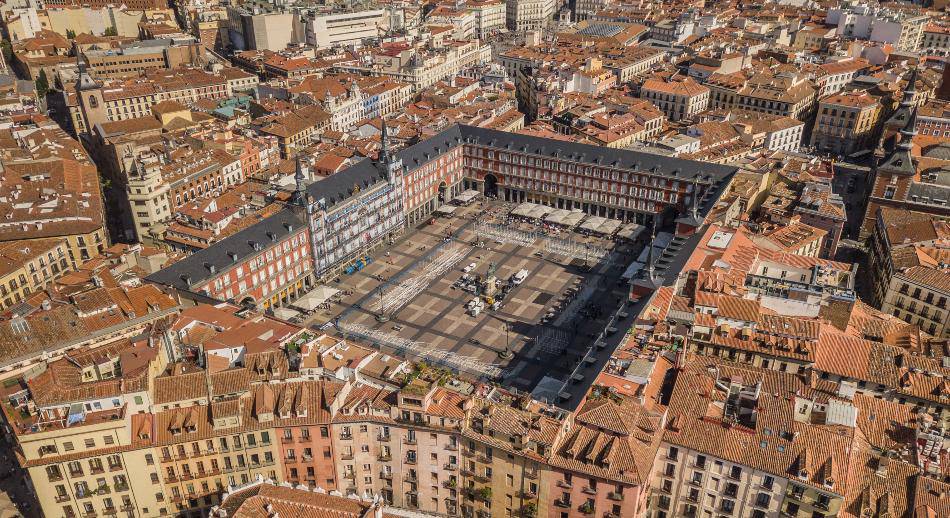 La Plaza Mayor de Madrid elegida como una de las de mayor encanto de Europa.