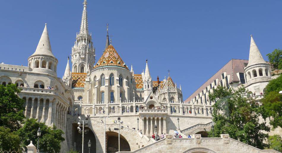 Plaza de la Santísima Trinidad . Budapest Hungría