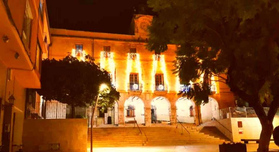 Plaza del Ayuntamiento de Dénia Navidad