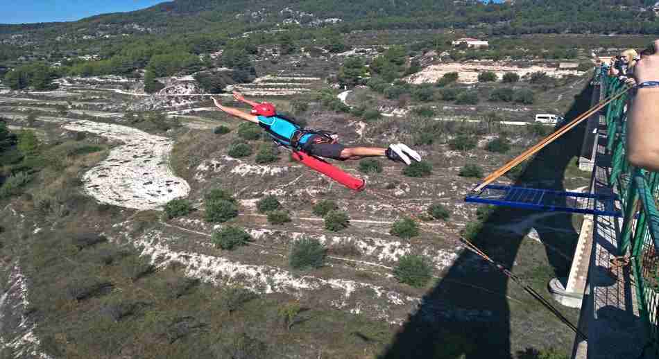 Puenting con Fotos o Vídeo Alcoy Alicante Comunidad Valenciana 1