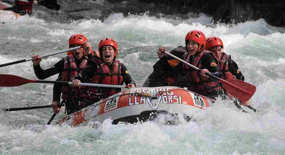 Rafting en Llavorsí Lleida Cataluña