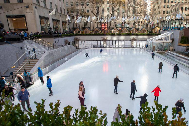 Copia del Rockefeller Center pista de patinaje