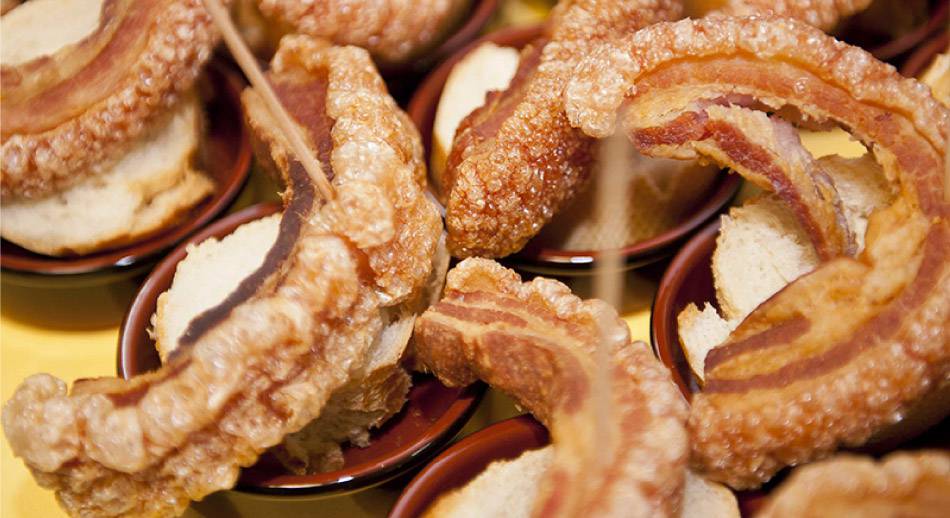 Torreznos, uno de los tres placeres de la gastronomia en Soria