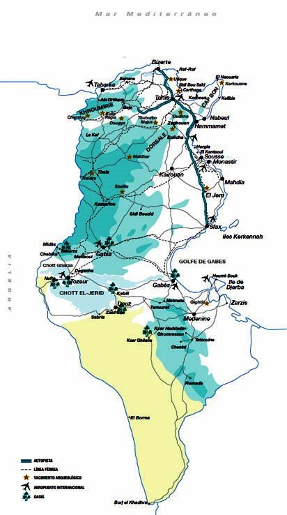 Túnez, Sahara y los pueblos bereberes 