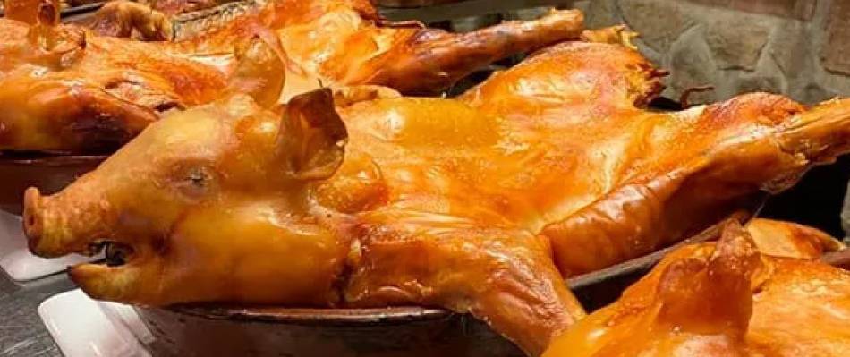 El cochinillo, una experiencia gastronómica en la ruta turística y fluvial del sigloXVIII