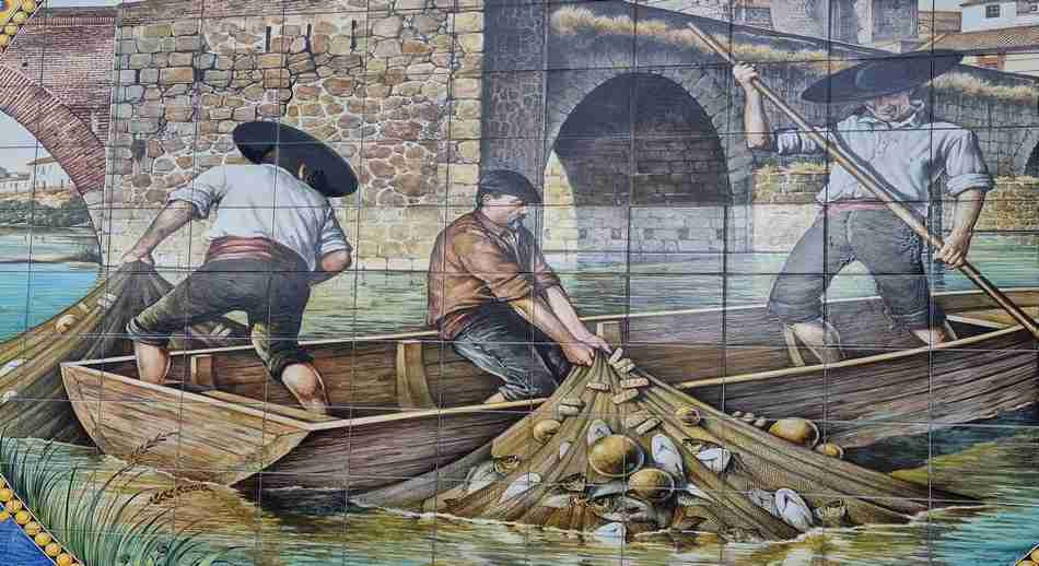Talavera de la Reina. Mural del pescador
