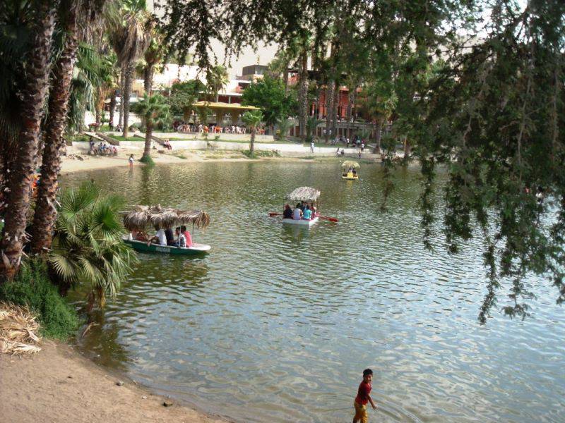 el balneario Hucachina