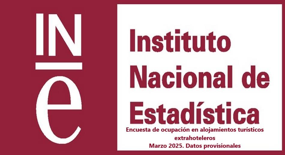 Encuesta de ocupación en alojamientos turísticos extrahoteleros Marzo 2025. Datos provisionales Principales resultados