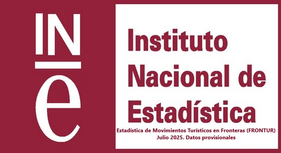 Estadística de Movimientos Turísticos en Fronteras (FRONTUR) Julio 2025. Datos provisionales