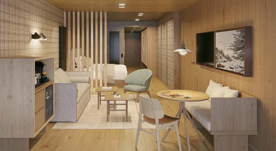 Sport Hotel Village, el emblemático establecimiento de Sport Hotels Resort & Spa en Andorra, continúa su transformación en un hotel de 5 estrellas.
