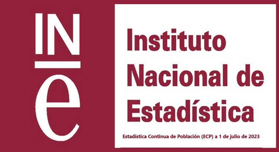 Estadística Continua de Población (ECP) a 1 de julio de 2023