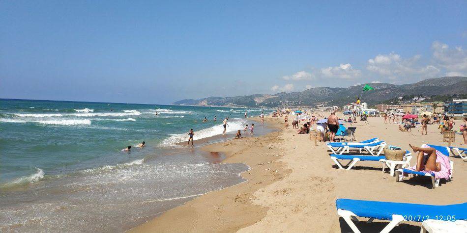 la playa de castelldefles