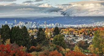 otoño Columbia Británica Canadá 