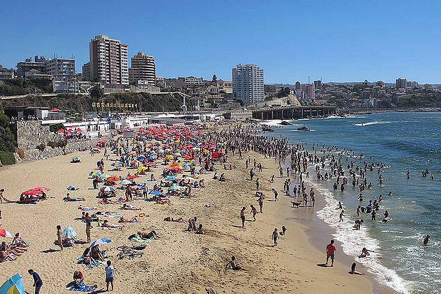 playas de Viña del Mar tejera