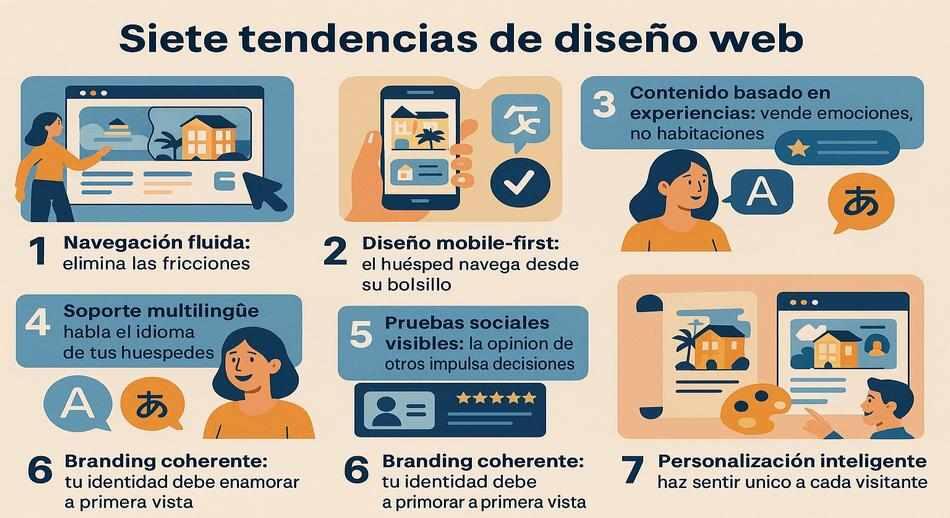  7 tendencias de diseño web que impulsan conversiones