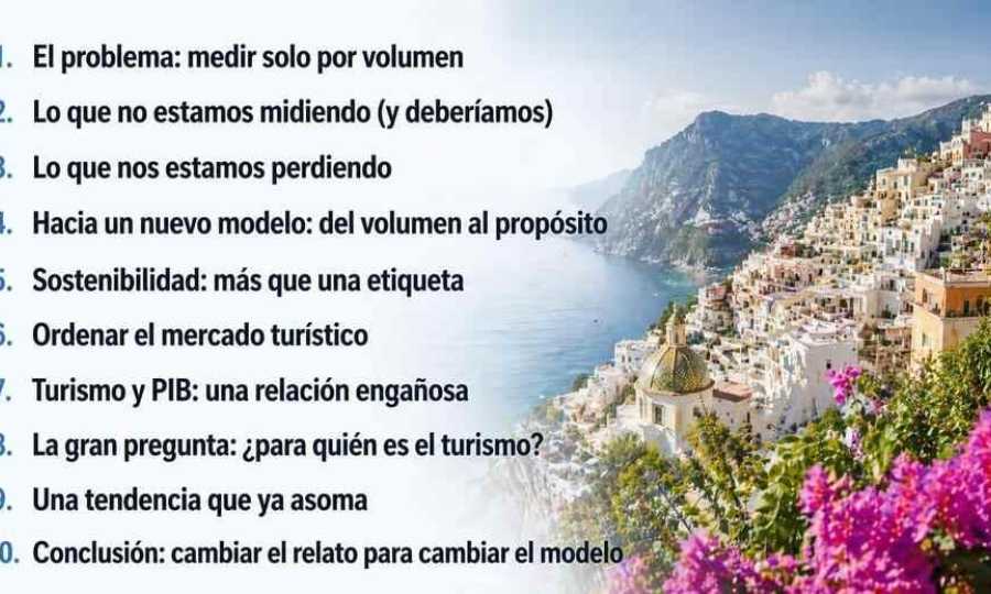 El turismo más allá de las cifras: cuando contar visitantes ya no basta