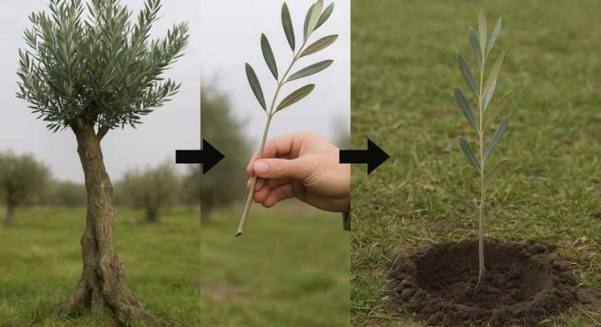 Cómo plantar un olivo partiendo de las ramas y hacerlo paso a paso