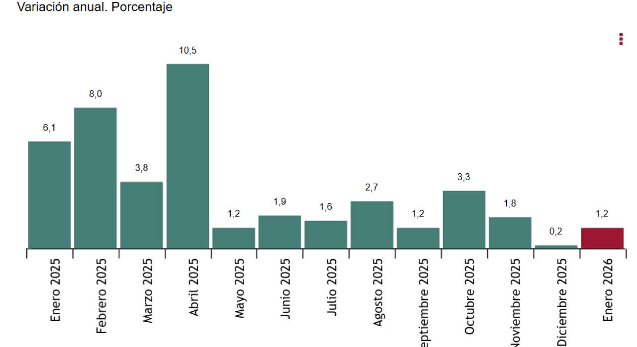 Estadística de Movimientos Turísticos en Fronteras (FRONTUR) Enero 2026. Datos provisionales
