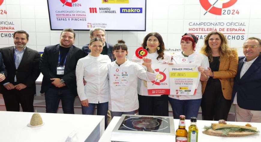 Iris Jordán Martín, ganadora del II Campeonato Oficial Hostelería de España - Tapas y Pinchos