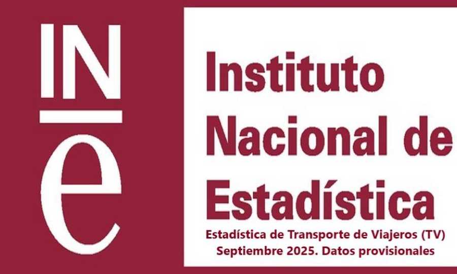 Estadística de Transporte de Viajeros (TV) Septiembre 2025. Datos provisionales