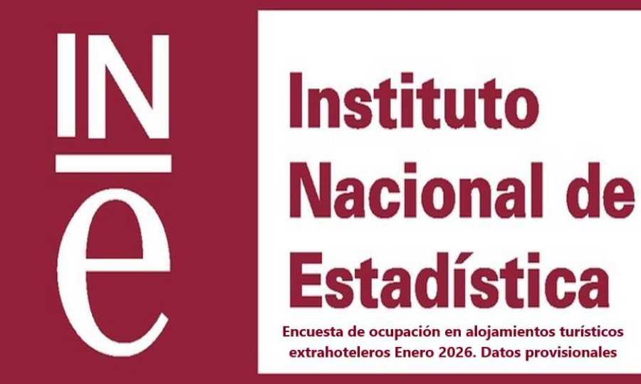 Encuesta de ocupación en alojamientos turísticos extrahoteleros Enero 2026. Datos provisionales