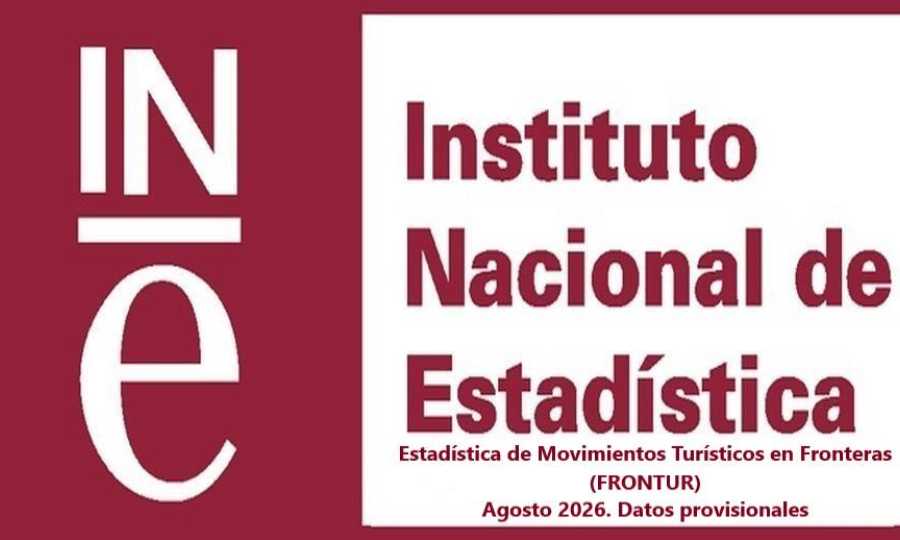Estadística de Movimientos Turísticos en Fronteras (FRONTUR) Agosto 2026. Datos provisionales