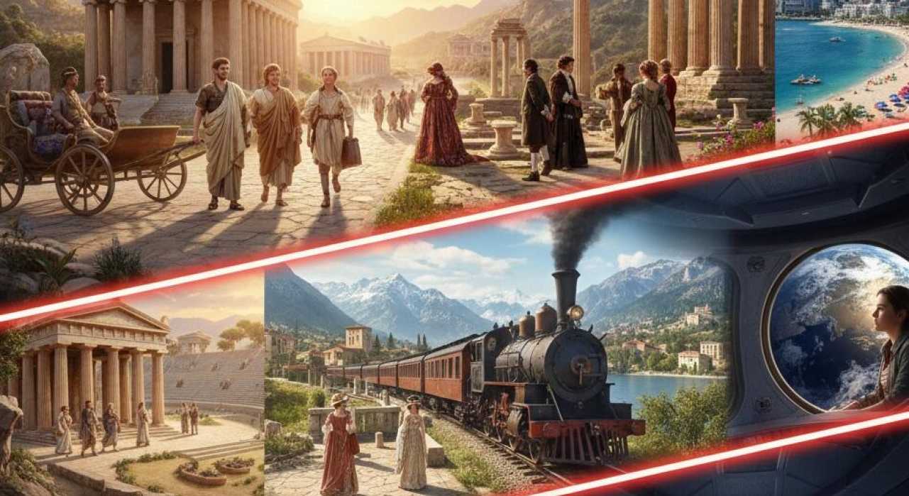 La historia del turismo: un viaje a través del tiempo y la curiosidad humana