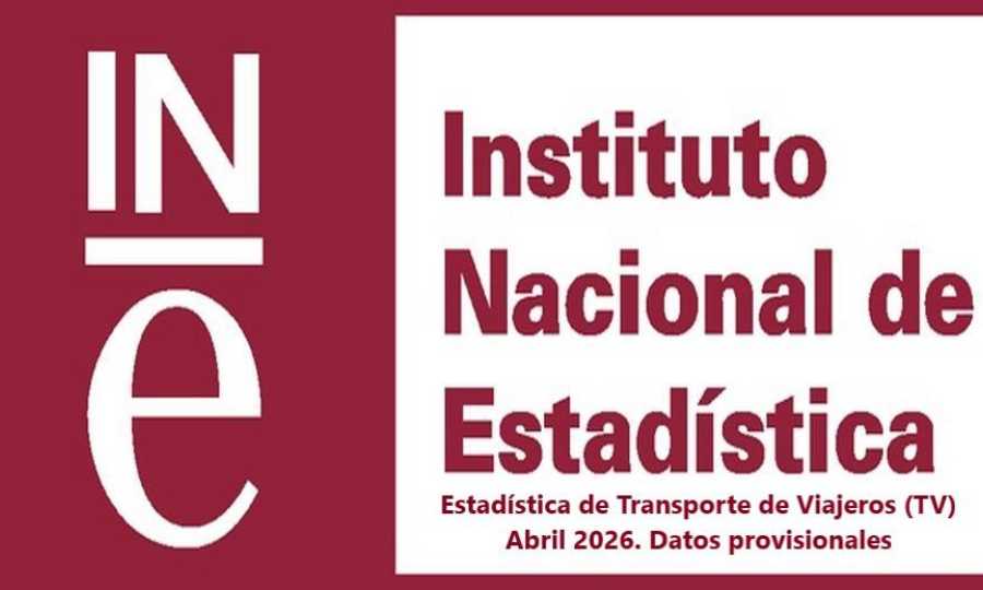 Estadística de Transporte de Viajeros (TV) Abril 2026. Datos provisionales