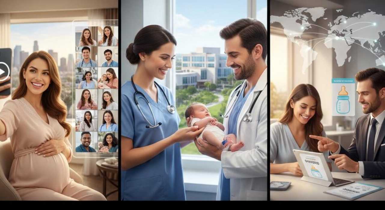 Turismo de nacimiento: cuando viajar para dar a luz se convierte en un fenómeno promovido por influencers