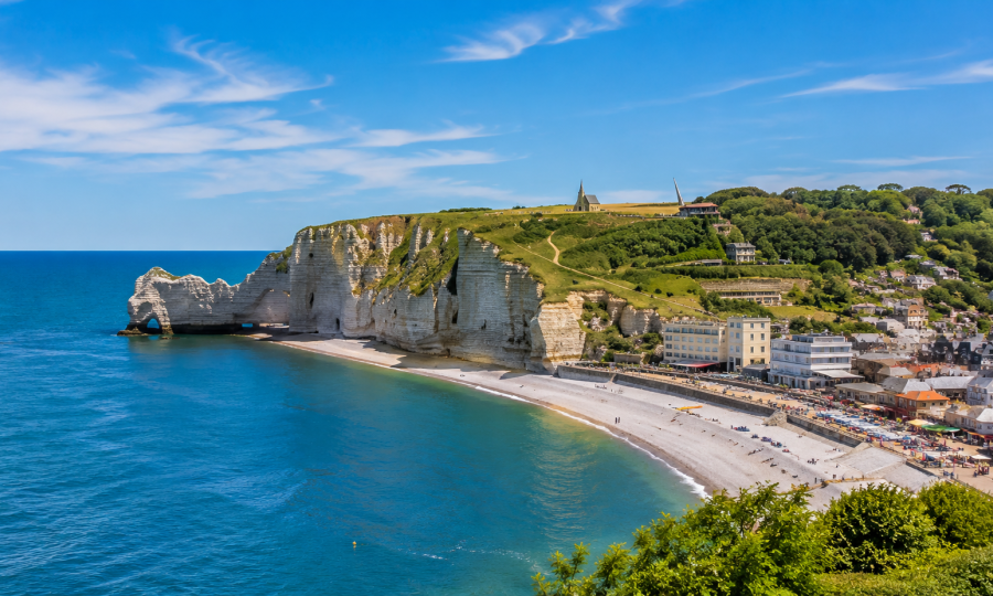 Étretat, la magia de los acantilados de Normandía