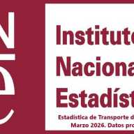 Estadística de Transporte de Viajeros (TV) Marzo 2026. Datos provisionales